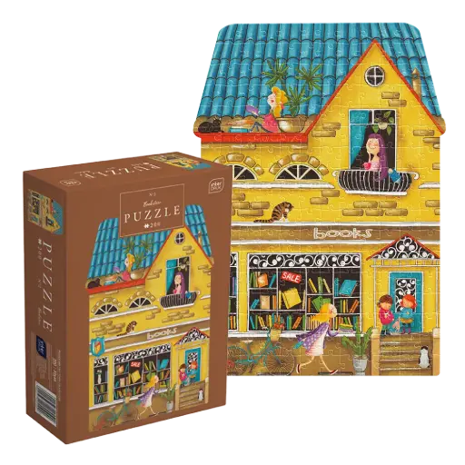 [04144] INTERDRUK - PUZZLE 200 - SHAPE HOUSE 2